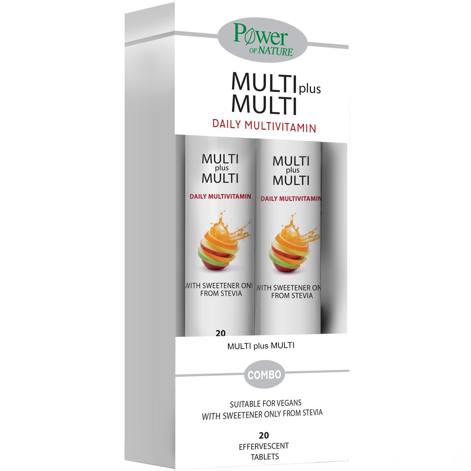 POWER HEALTH - PROMO PACK 1+1 ΔΩΡΟ Multi+Multi με Στέβια - 20eff.tabs